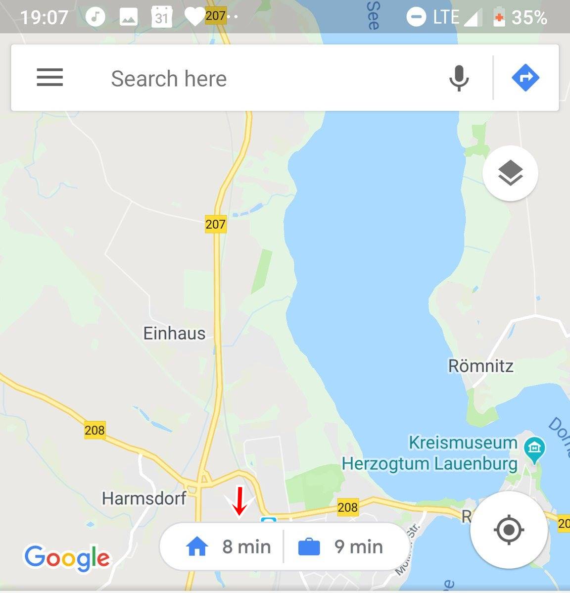 Google Maps -toiminto Yllätys iPhone Android 1