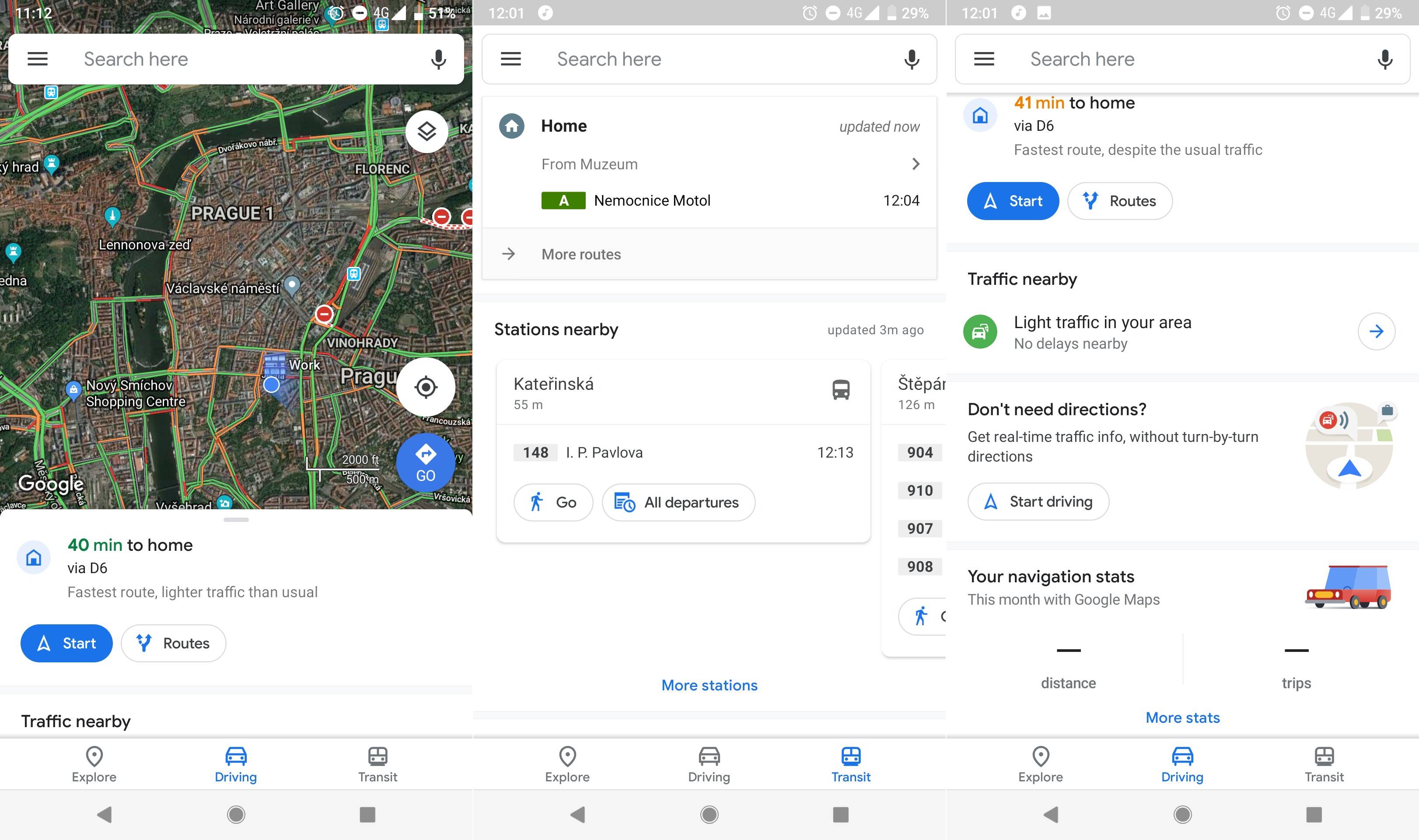 INTERFACCIA di Google Maps Applicazione avviata 1