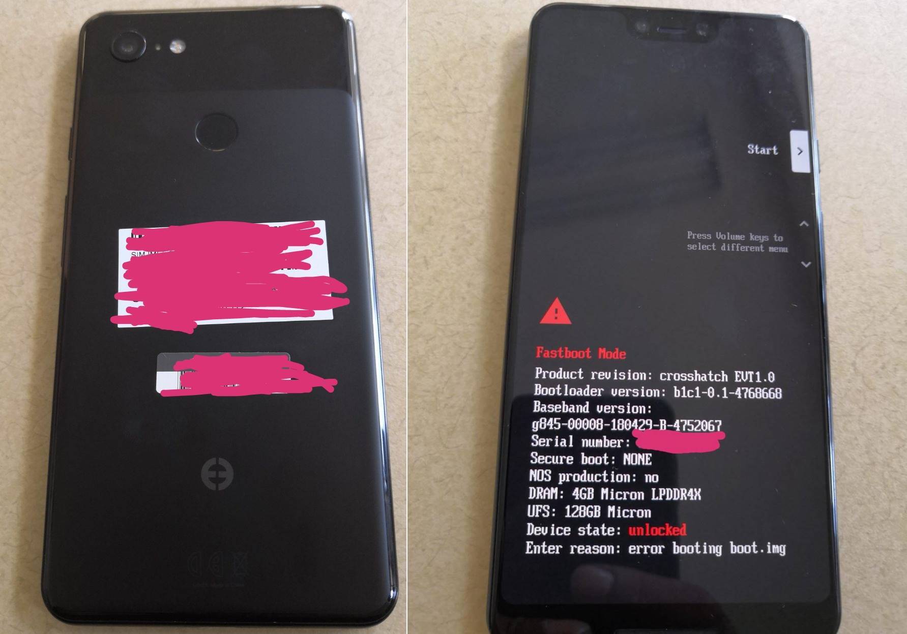 Google Pixel 3 PORNIT Primele Imagini 1