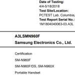 Samsung GALAXY Note 9 CONFERMATA UFFICIALE Versione 1