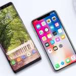 Samsung Galaxy Note 9 iPhone X Plus Comparatie Design