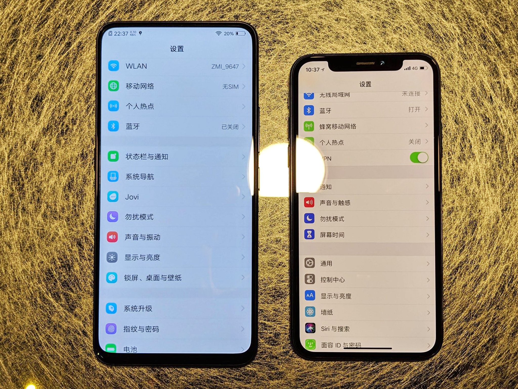 Vivo NEX iPhone X Comparatia Arata PIERZI 1