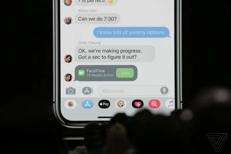 iOS 12 FaceTime apel video grup filtre