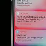 Notifications iPhone iPad du groupe iOS 12