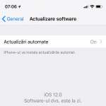 Actualizaciones automáticas de software iOS 12