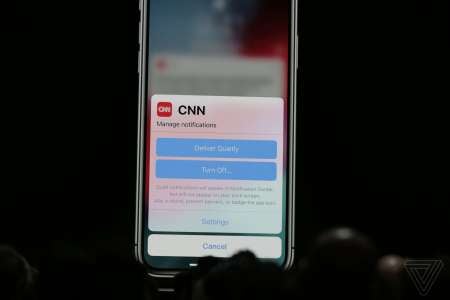 Notifiche separate per iOS 12