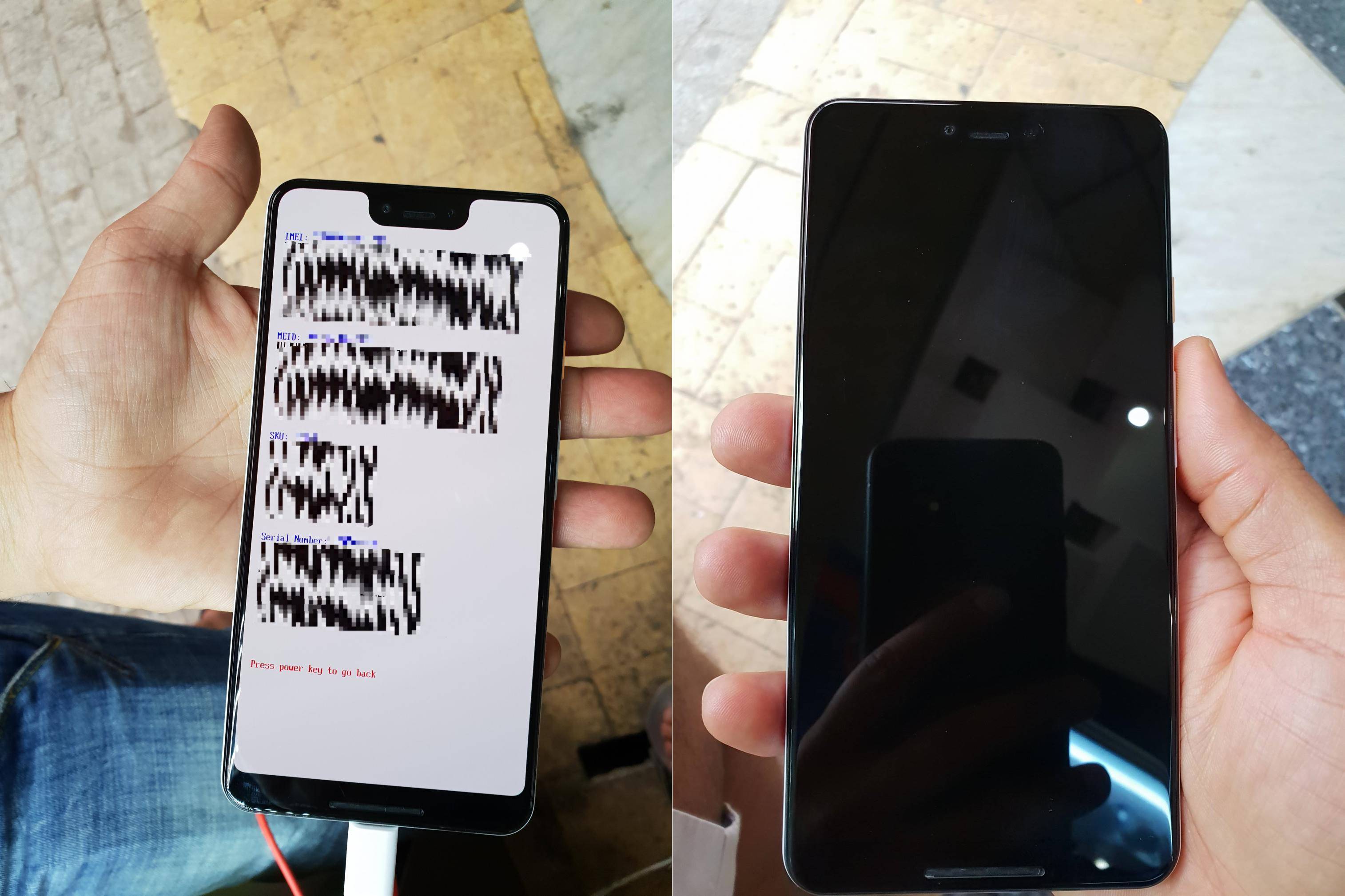 Google Pixel 3 XL-billeder FAKTISK ENHED 2