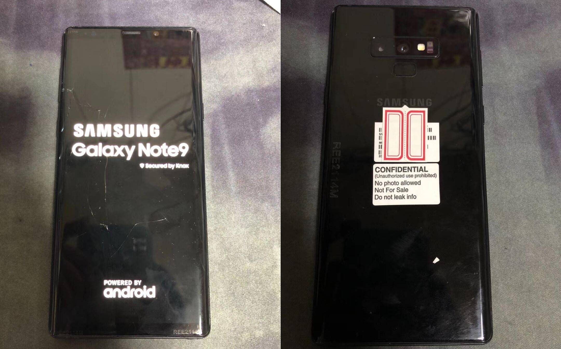 Samsung GALAXY Note 9 Imágenes UNIDAD REAL Cámara rara 351230 1