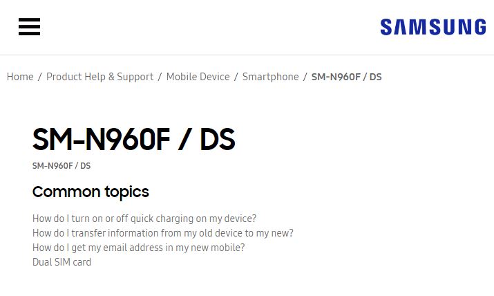 Samsung GALAXY Note 9 Listat OFICIAL 350290 1