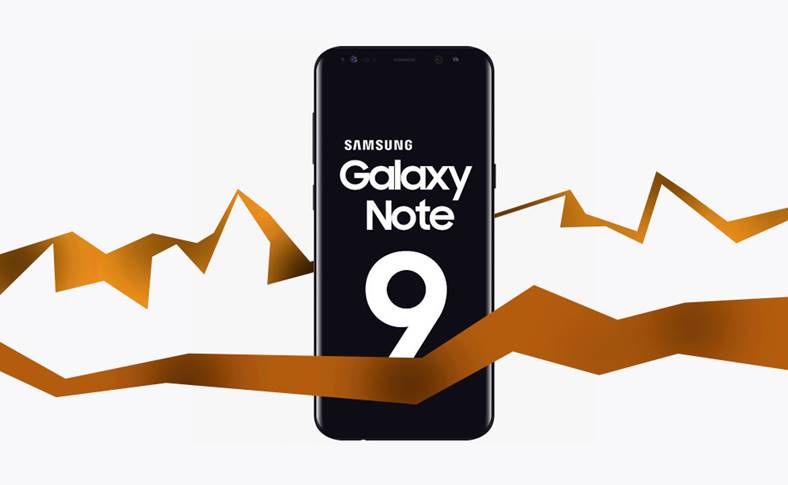 Samsung GALAXY Note 9 VERRASSING NIEMAND Dacht 351056