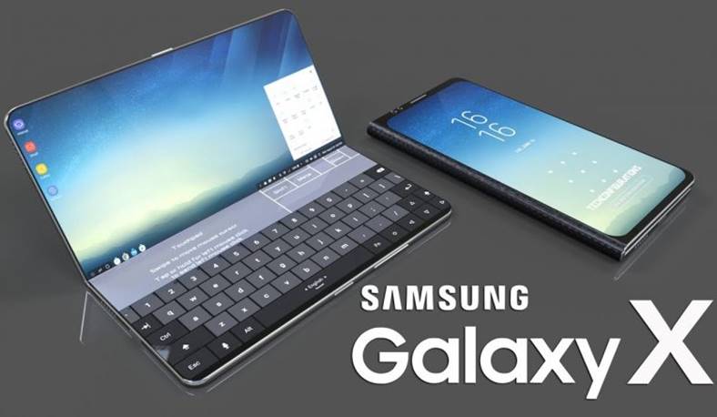 Samsung GALAXY X FUNCTION Téléphone pliable INFOGRAPHIE 351037