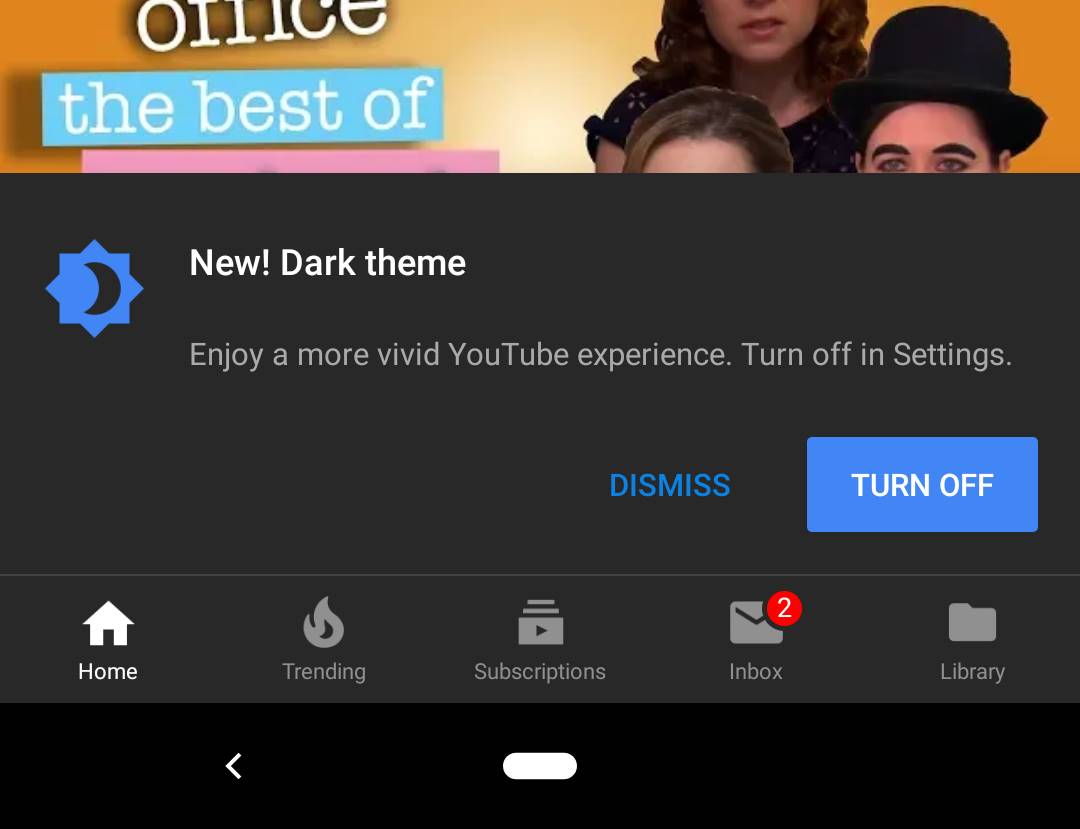 Youtube LANCE LA Fonctionnalité Android TARE 2018 1