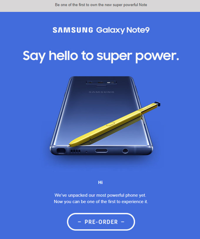 Projekt Samsunga GALAXY Note 9 POTWIERDZONY 1