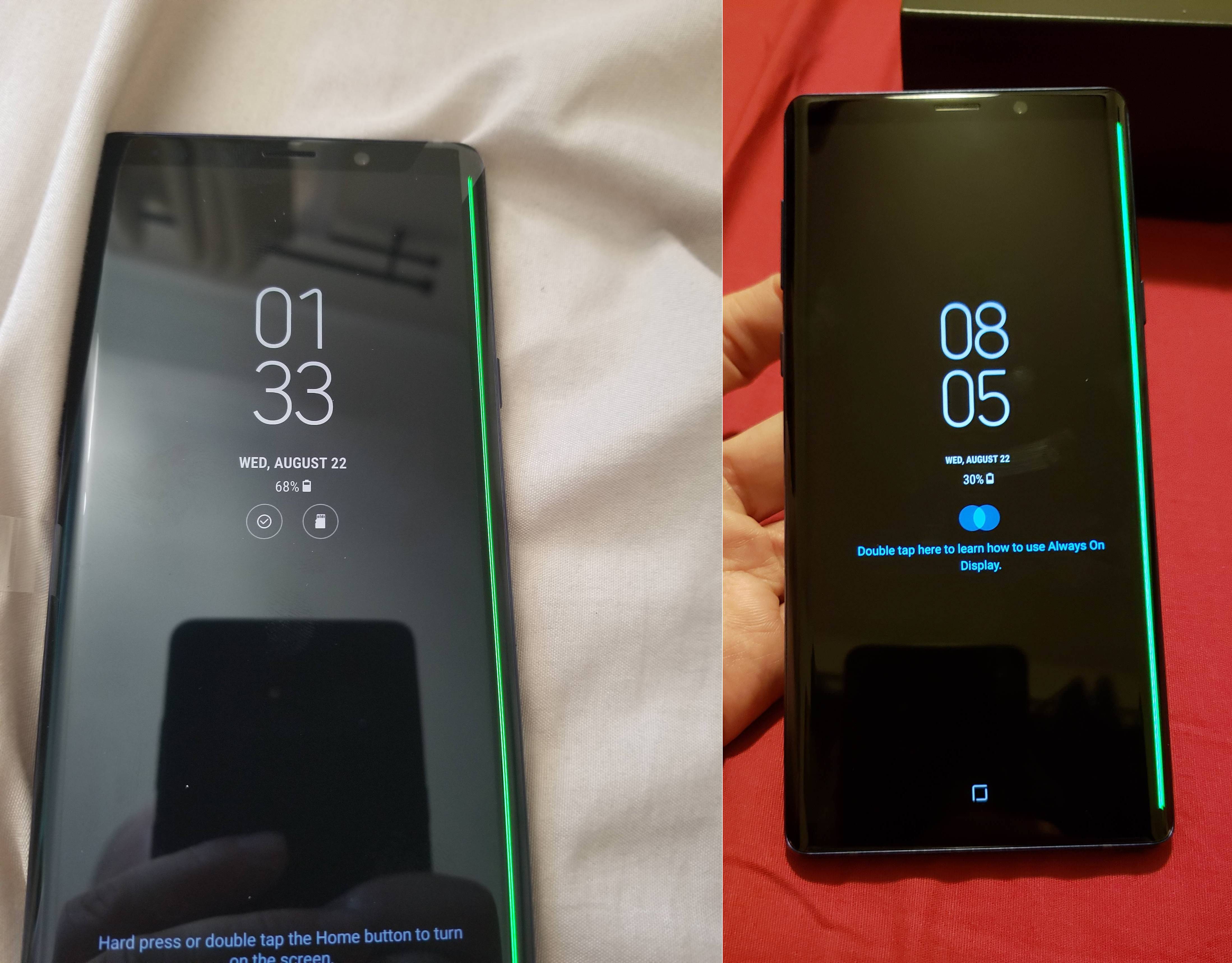 Samsung GALAXY Note 9 PROBLEME Ecrane 1