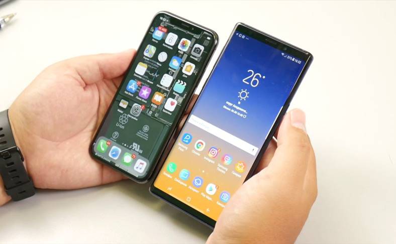 Samsung GALAXY Note 9 FÖRDÖMMER iPhone X-prestanda