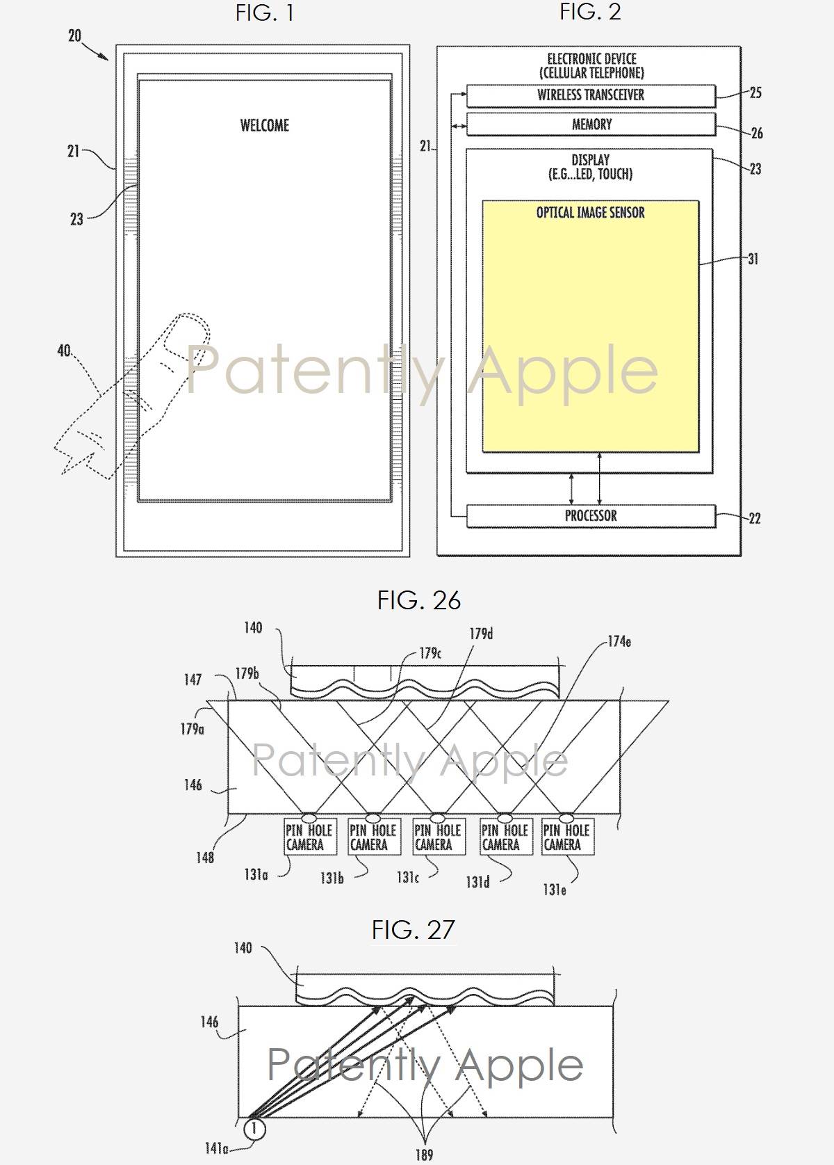 Apple iPhone Screen Fingerprint Readers 1