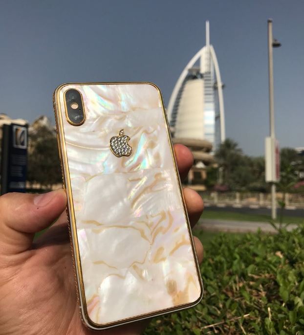 iPhone X eMAG Modele Placate AUR Cristale Swarovski 1