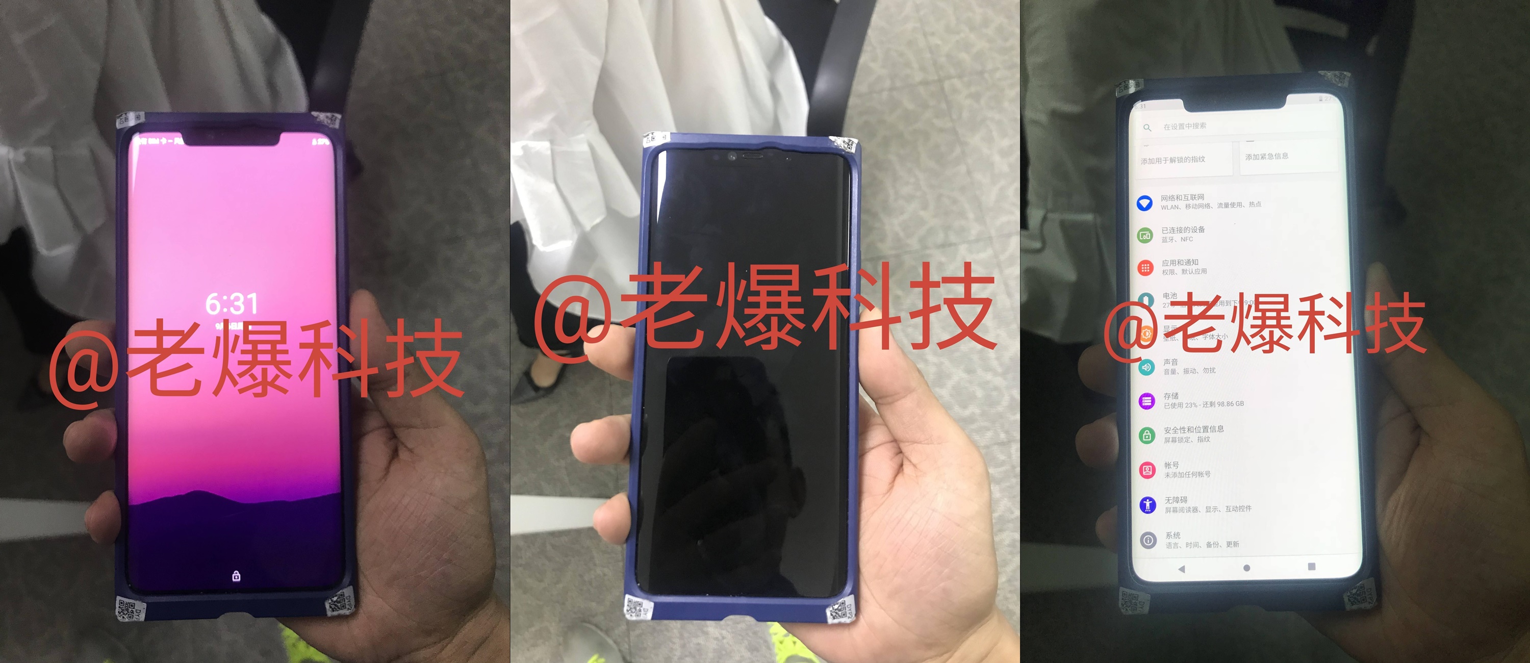 Huawei MATE 20 Pro Bilder ZEIGEN iPhone X KLON 1