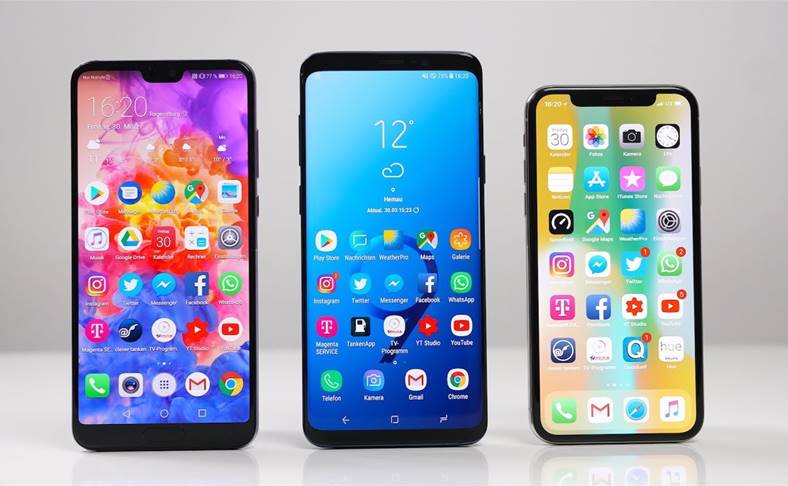 Duración de la batería del Huawei P20 PRO iPhone XS GALAXY Note 9