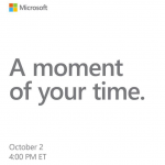 Microsoft Surface 1. oktober