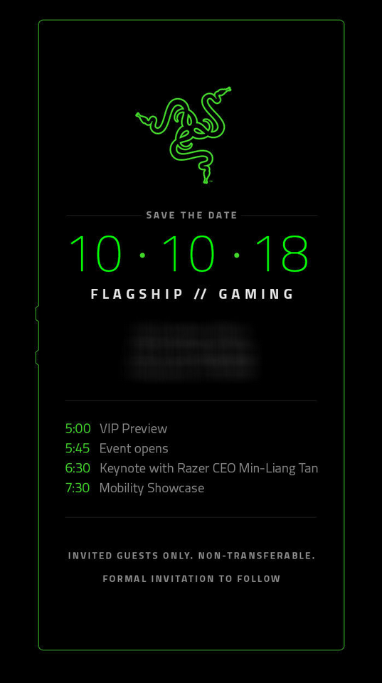 Razer Phone 2 Fecha de lanzamiento 1