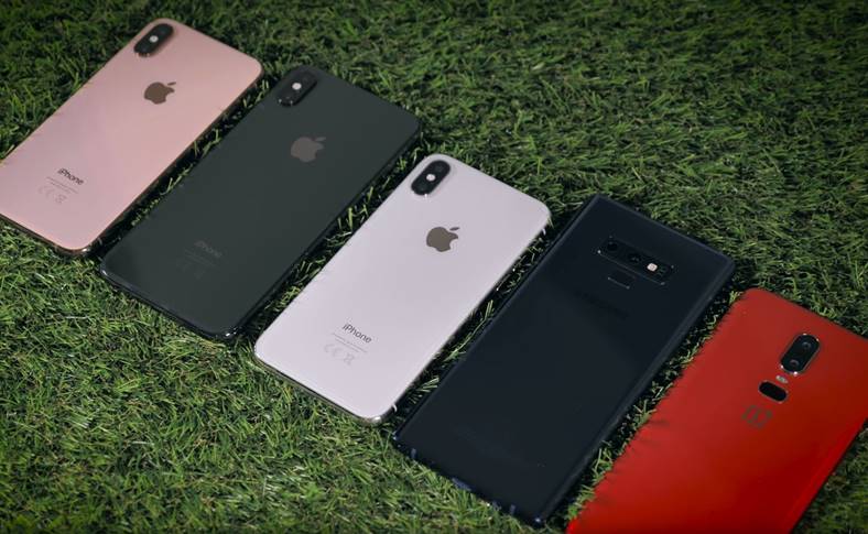 Samsung GALAXY Note 9 autonomy iphone xs oneplus 6