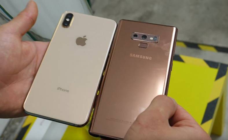 Samsung GALAXY Note 9 rezistent iphone xs max