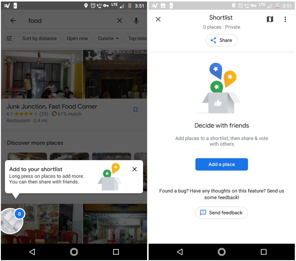 google maps functie tare shortlist 1