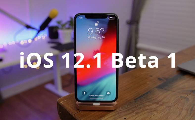 la instalación beta pública iOS 12.1 1