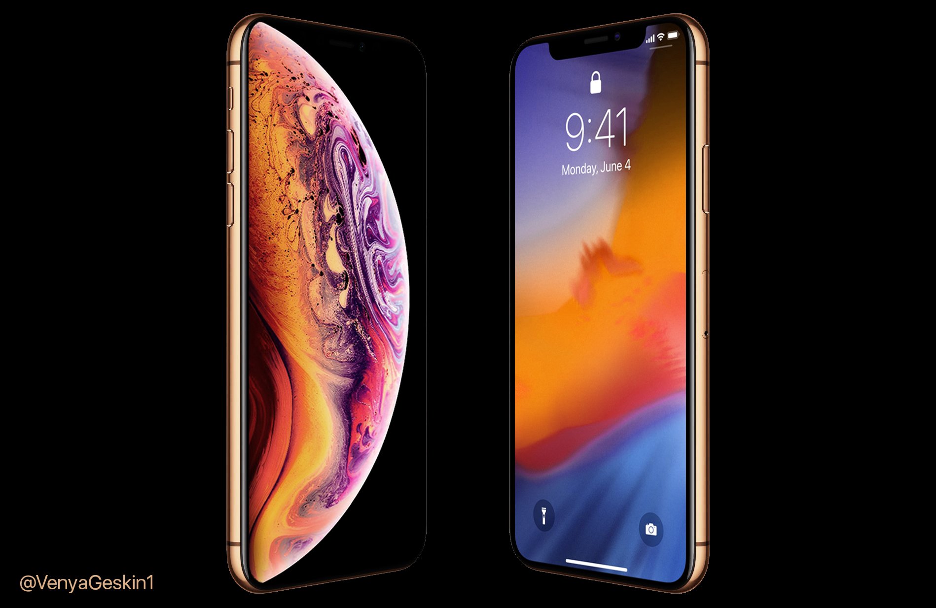 iPhone XS guldfärg 1