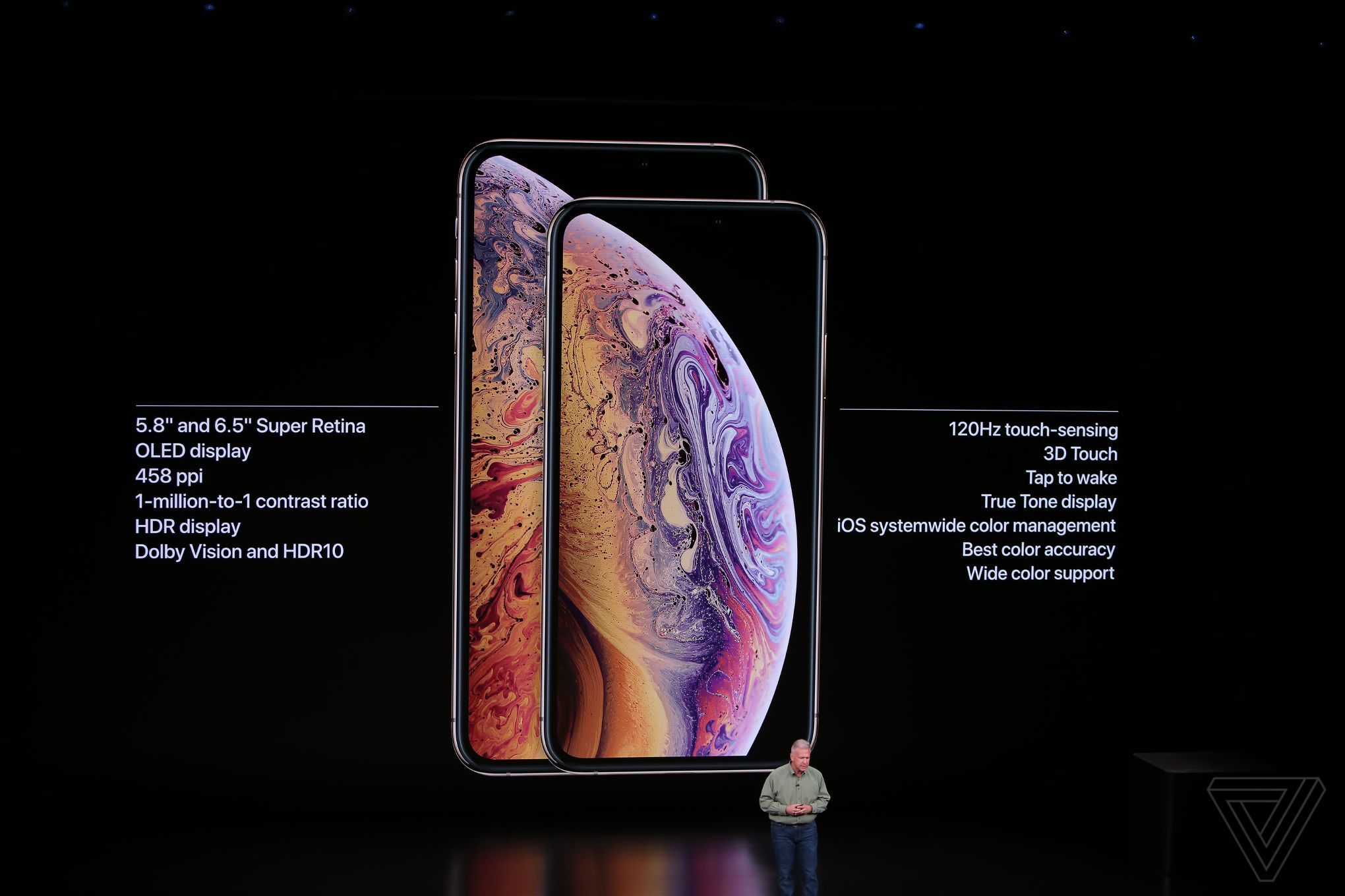 iPhone XS ja iPhone XS Max -näytöt