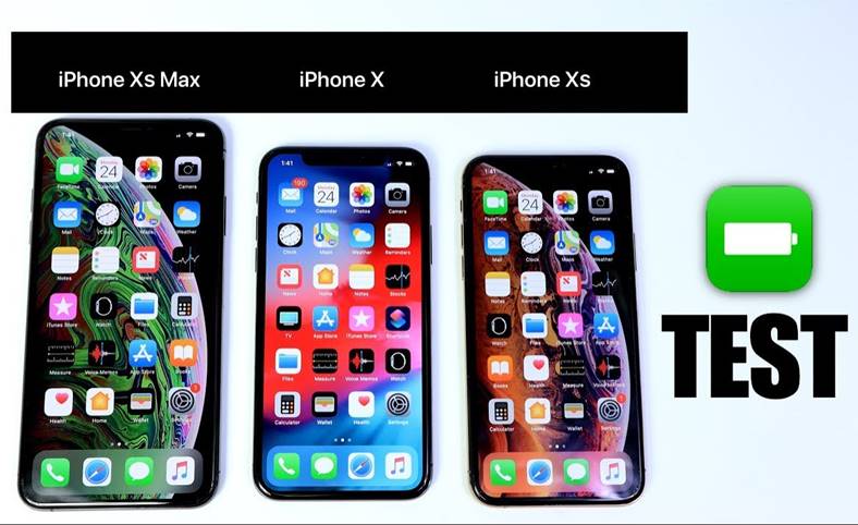 iPhone XS xs Max autonomie baterie iPhone X