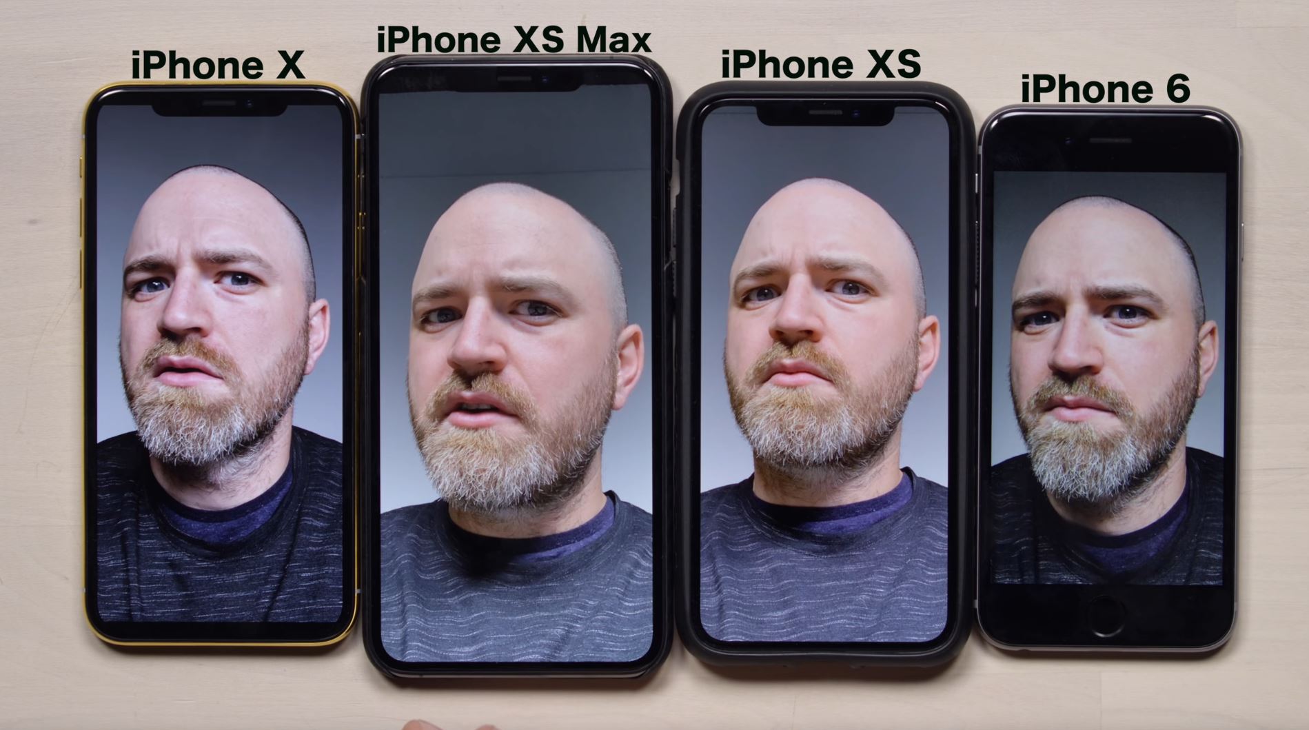 problème de selfiegate avec l'appareil photo de l'iPhone XS 1