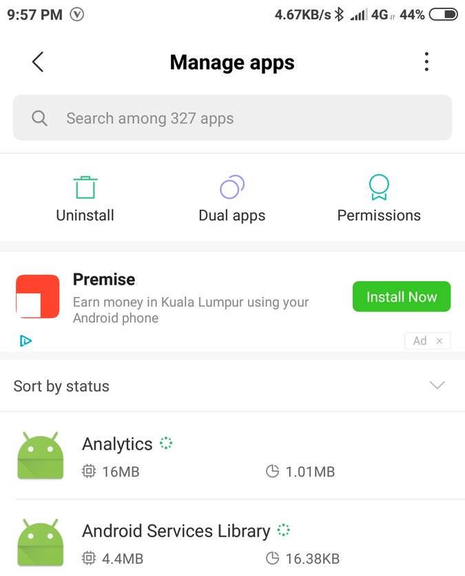 xiaomi ads settings android 1