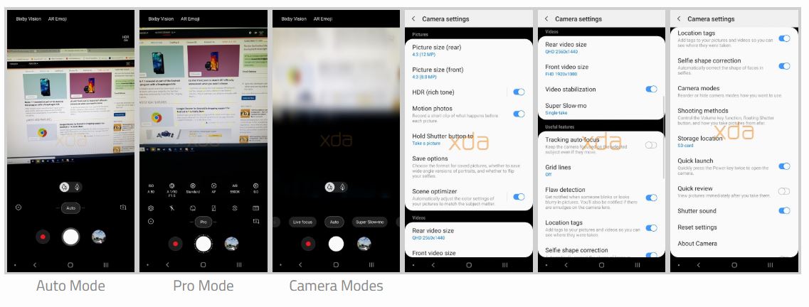 Samsung GALAXY Note 9 VISAR Android 9 2