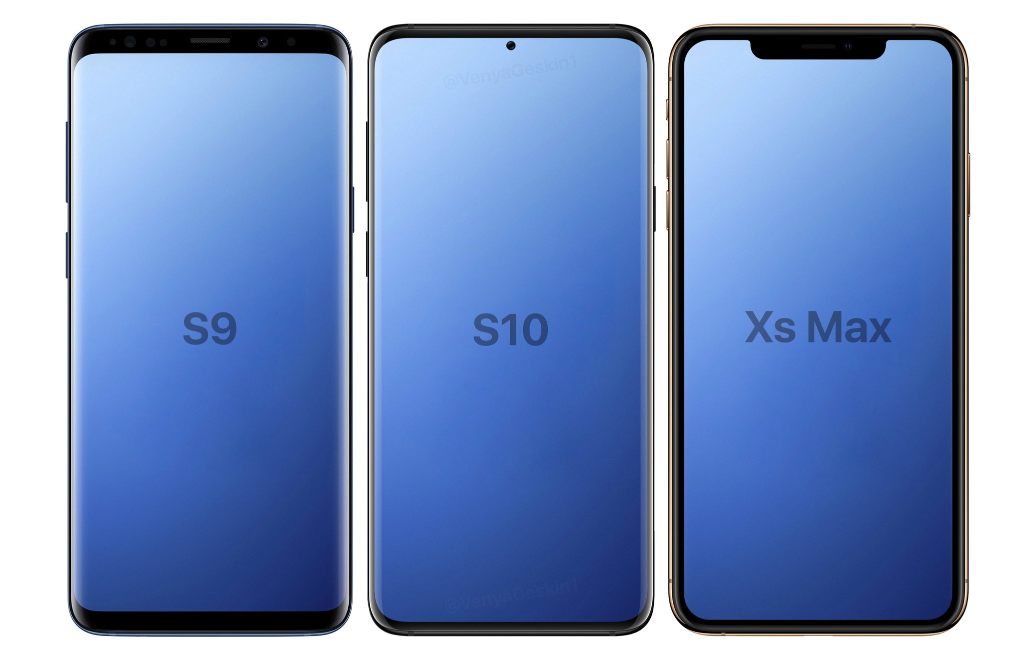 Samsung GALAXY S10 parece S9 XS Max 1