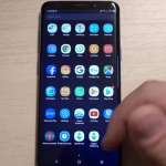 Samsung Galaxy S8 interfata android 9