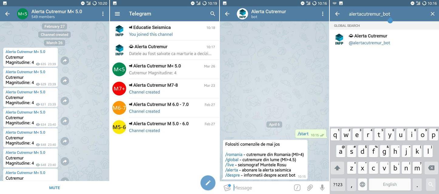 terremoto ahora configuración de alerta ios android 2