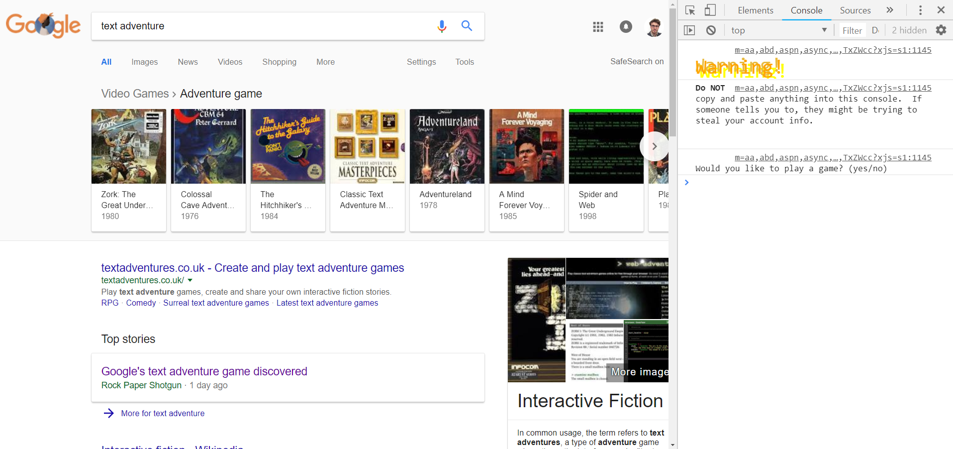 google geheim spel 1