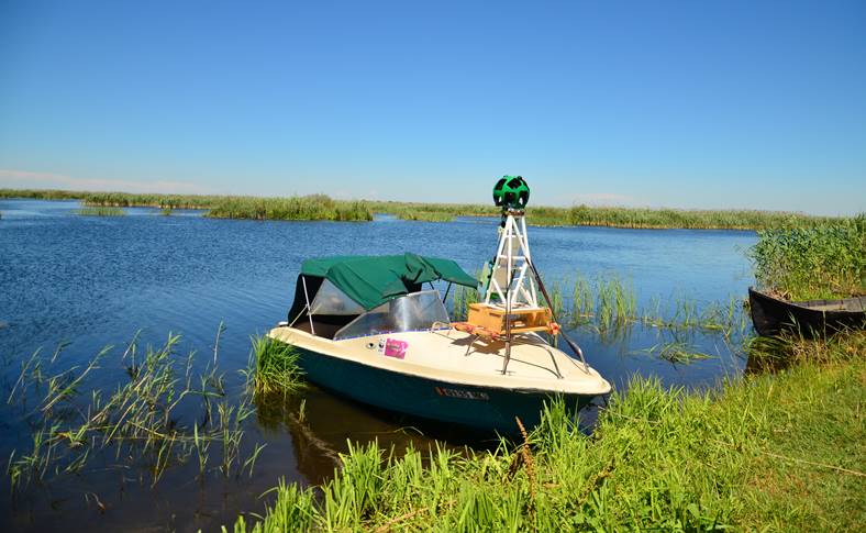 google wwf delta del danubio mapas street view