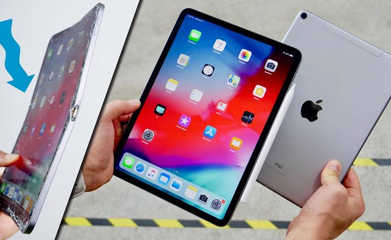 iPad pro 2018 opgevouwen