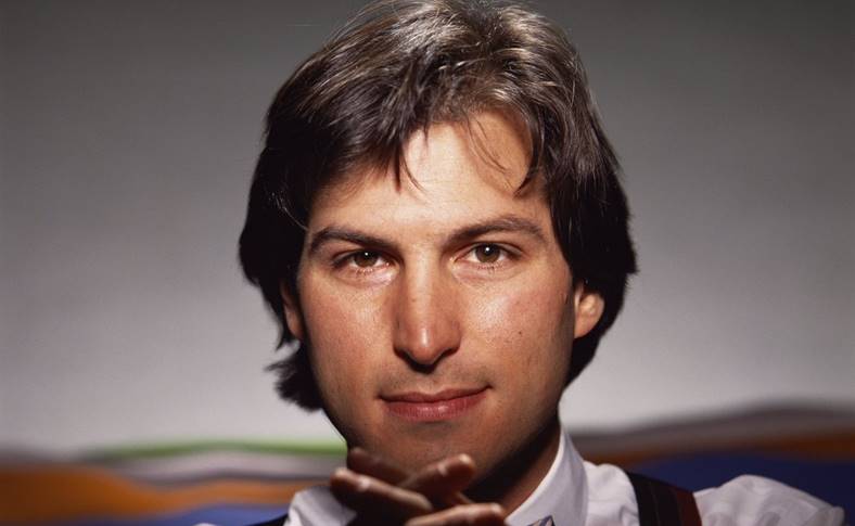 Steve Jobs stolzer Apfel