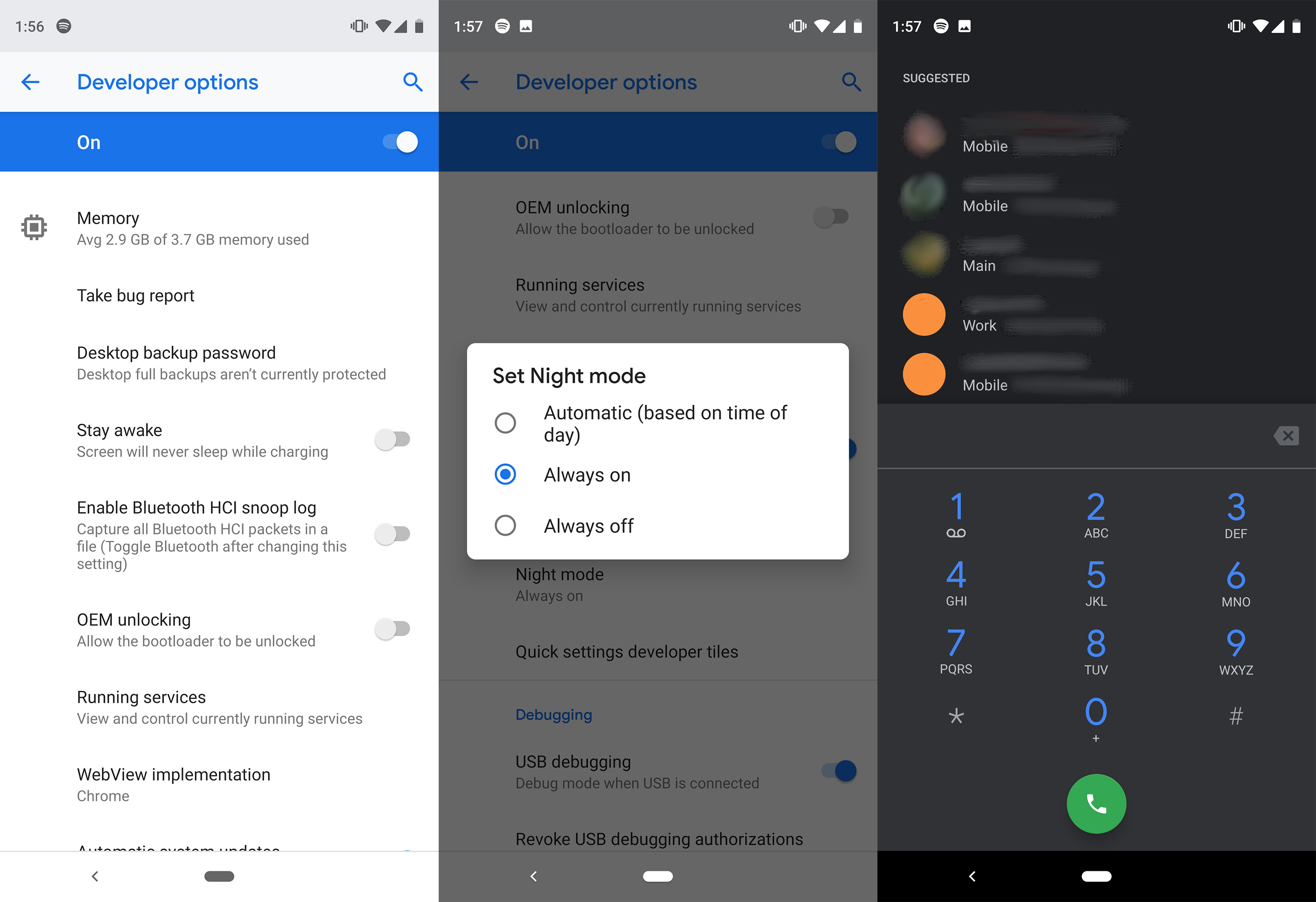 Android dark activare dark mode telefoane