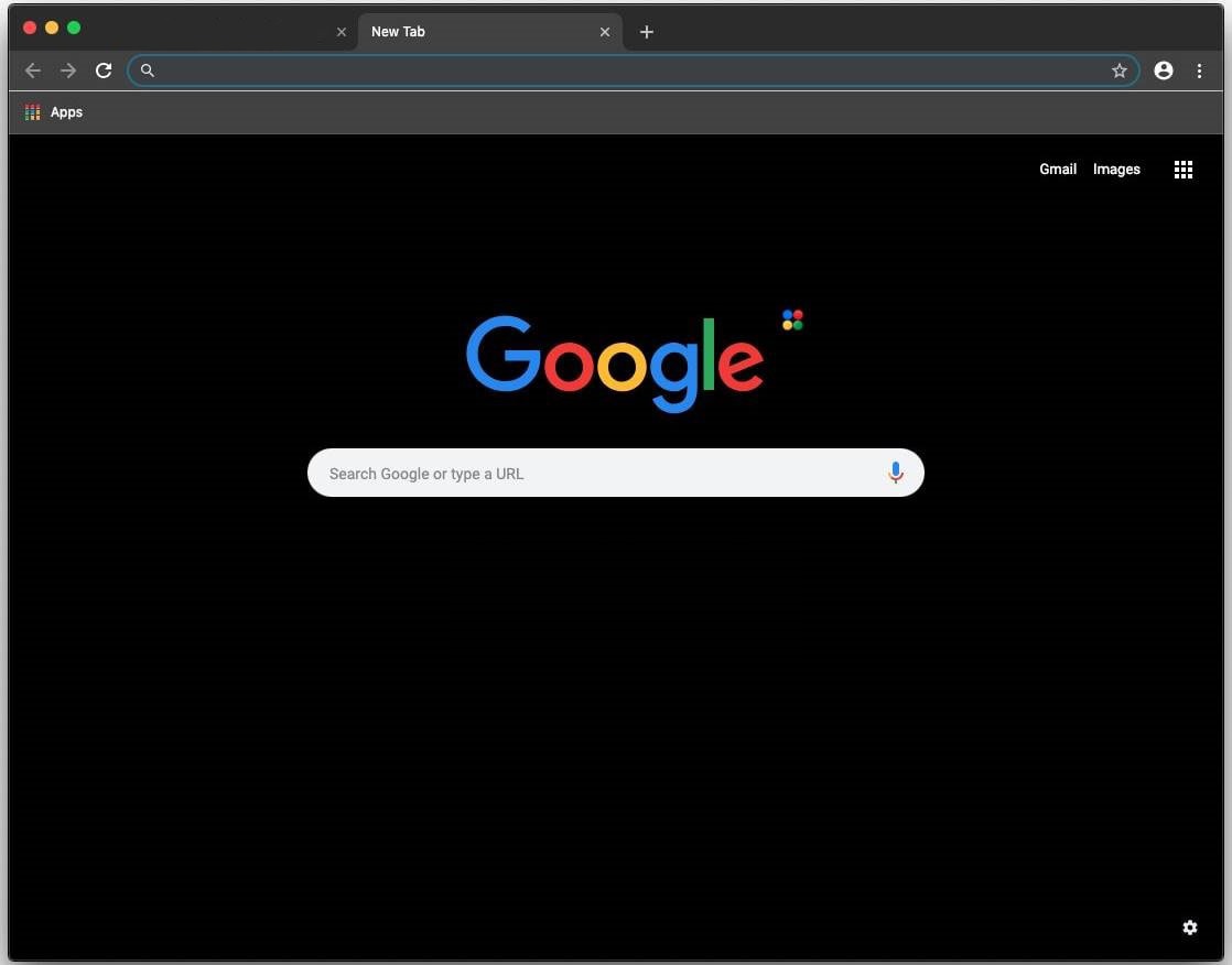 Google Chrome dark mode macos