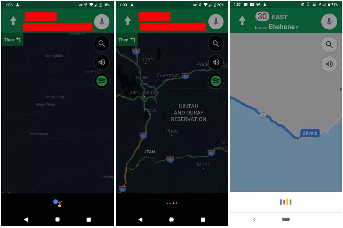 Fonctions de l'Assistant Google Maps