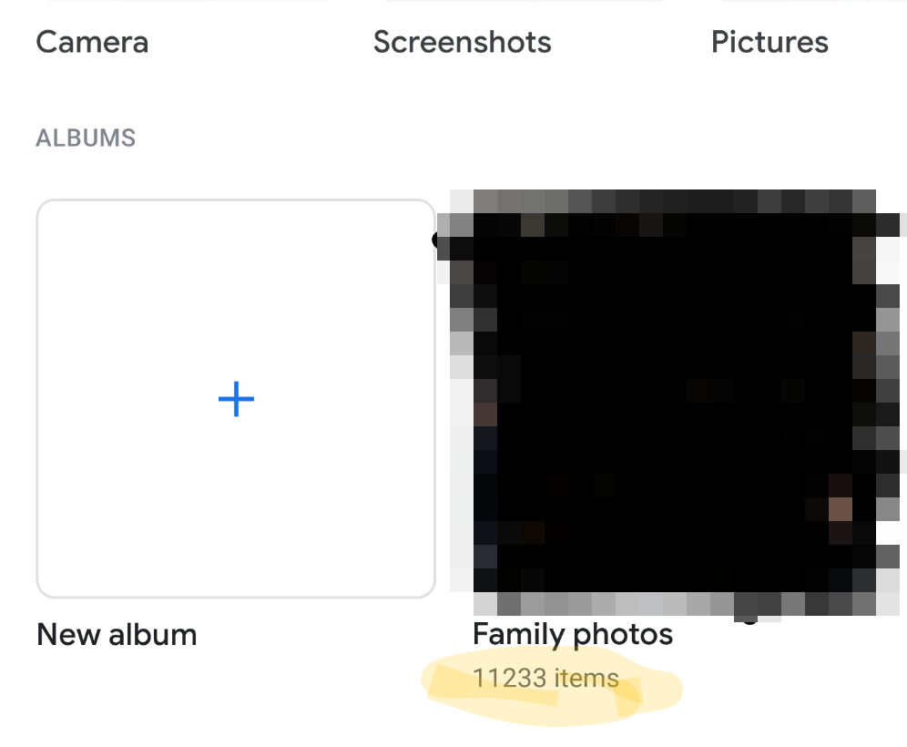 Google Photos limits pictures