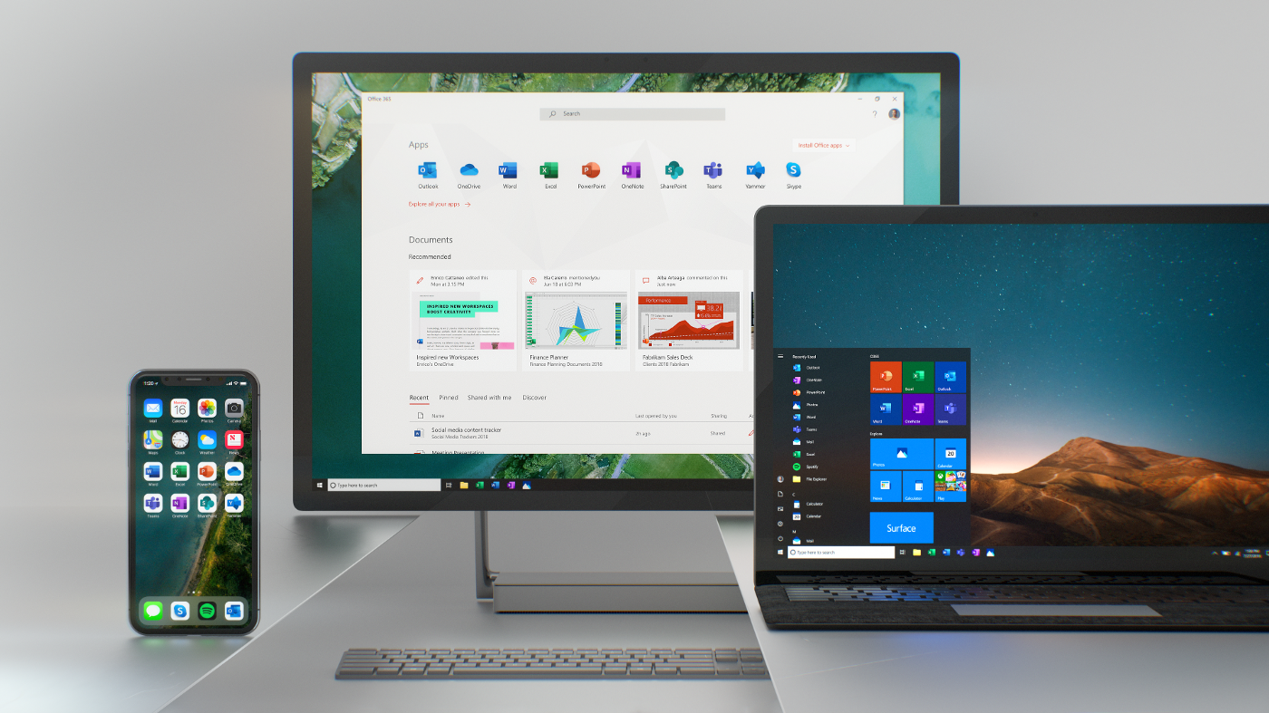 Icônes des applications Windows 10