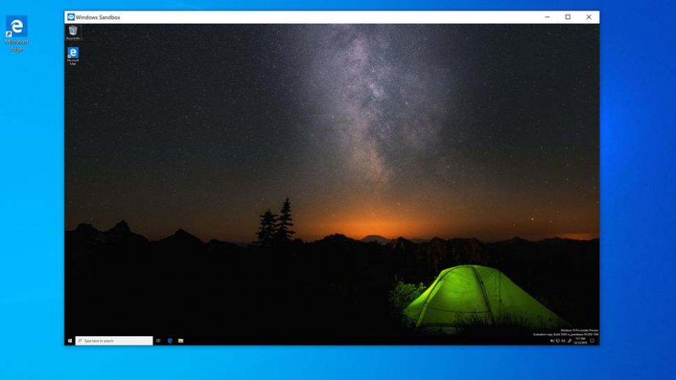 aplicaciones de zona de pruebas de Windows 10