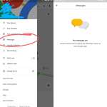Google Maps mesagerie aplicatie