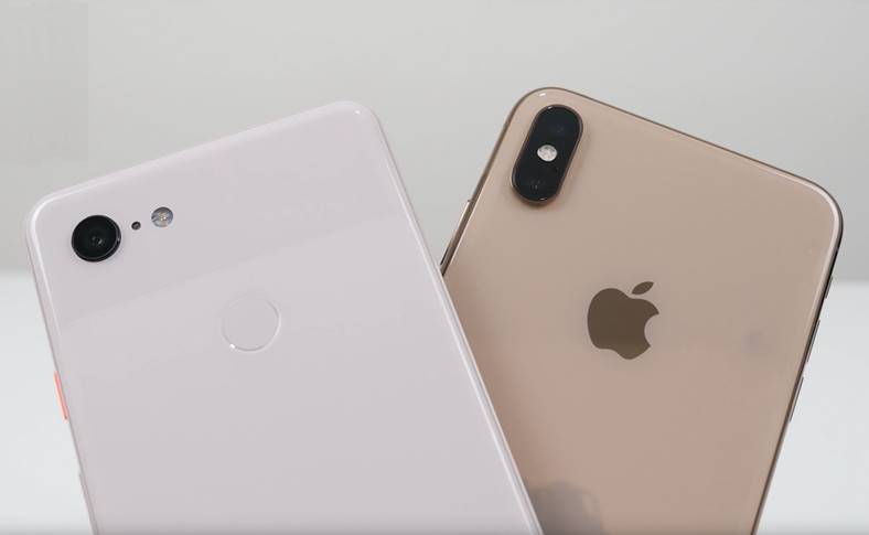 Google kamera iphone xs